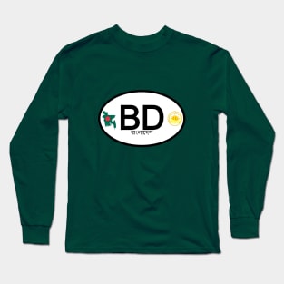 Bangladesh car country code Long Sleeve T-Shirt